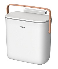 ECOCO κάδος απορριμμάτων E2236, 10lt, λευκός E2236