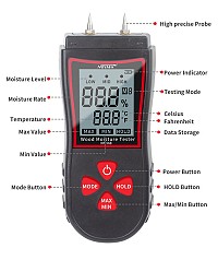 NOYAFA ψηφιακός μετρητής υγρασίας ξύλου NF-568 NF-568