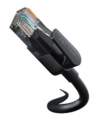 CABLETIME καλώδιο δικτύου CT-CAT6U, CAT 6 UTP, 250 MHz, CCA, 2m, μαύρο CT-CAT6U-PB2