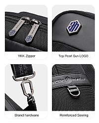 ARCTIC HUNTER τσάντα Crossbody XB00116 με θήκη για tablet, 7L, μαύρη XB00116-BK