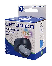 OPTONICA αισθητήρας κίνησης 7307, 180°, 12m, IP54, μαύρος OPT-7307
