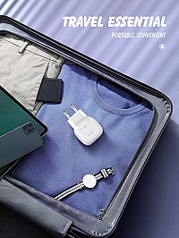 LDNIO φορτιστής τοίχου A1206C με καλώδιο USB-C, 1x USB-C, 27W PD, λευκός 6933138600740