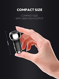 LDNIO φορτιστής αυτοκινήτου C1 με καλώδιο, USB & USB-C, 38W PD, μαύρος 6933138618011
