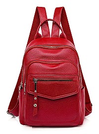 ROXXANI γυναικεία τσάντα πλάτης LBAG-0020, κόκκινη LBAG-0020