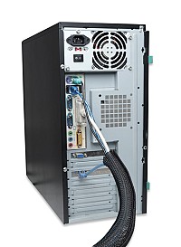 POWERTECH Δεματικό Καλωδίων τύπου Flex Wrap, 1.8m, Black TIES-001
