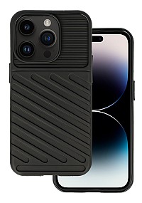 POWERTECH Θήκη Thunder MOB-1923 για iPhone 15 Pro, μαύρη MOB-1923