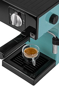 BRIEL μηχανή espresso A1, 1000W, 20 bar, μπλε BRL-A1-BL