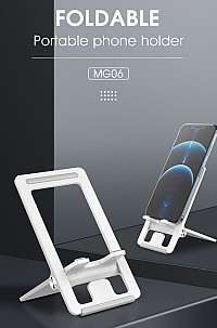 LDNIO βάση smartphone MG06, foldable, 4.7-7.2, λευκή 6933138691472