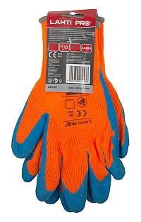 LAHTI PRO γάντια εργασίας L2502 προστασία έως -50°C 10/XL πορτοκαλί-μπλε PR-L250210K