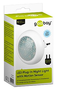 GOOBAY LED φωτιστικό 96501 με ανιχνευτή κίνησης, 6500K, 40lm, IP20 96501