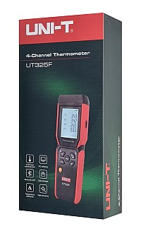 UNI-T ψηφιακό θερμόμετρο UT325F, 4 καναλιών θερμοστοιχείων, Bluetooth UT325F