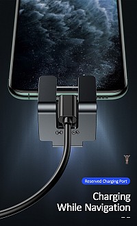 USAMS βάση smartphone για αυτοκίνητο US-ZJ058, μαύρη ZJ058ZJ01