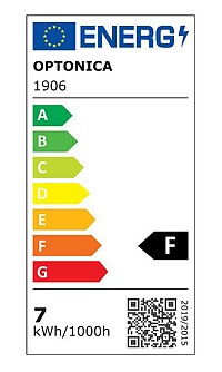 OPTONICA LED λάμπα spot 1906, 6.5W, 2700K, 550lm, GU10 OPT-1906