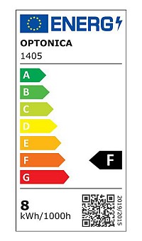 OPTONICA LED λάμπα G45 1405, 8W, 4500K, 710lm, E14 OPT-1405
