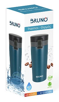 BRUNO θερμός BRN-0072, με κλείδωμα, anti-slip, 400ml, μπλε BRN-0072