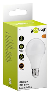 GOOBAY LED λάμπα bulb 65378, E27, 8.5W, 3000K, 806lm 65378