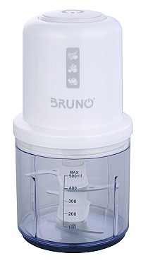 BRUNO πολυκόπτης BRN-0066, 500ml, 400W, 4 λεπίδες, λευκό BRN-0066