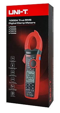 UNI-T πολύμετρο & αμπεροτσιμπίδα UT208B, 1000A AC/DC, NCV, True RMS UT208B