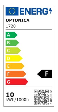 OPTONICA LED λάμπα A60 1720, 10W, 2700K, E27, 950lm OPT-1720