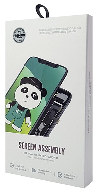 TW INCELL LCD για iPhone 12/12 Pro, camera-sensor ring, earmesh, μαύρη ILCD-023