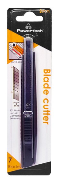 POWERTECH μεταλλικό κοπίδι με ασφάλεια KNF-0003, 9mm, auto lock KNF-0003