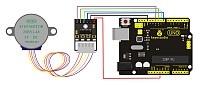 KEYESTUDIO stepper motor driver module και stepper motor KS0140, 5V KS0140
