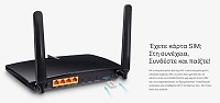 TP-LINK Wireless Dual Band Router Archer MR600, 4G+ Cat6 AC1200, Ver.3.0 ARCHER-MR600