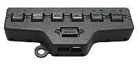 Splitter block TOOL-0095 για LED καλωδιοταινίες, 6-port, μαύρο TOOL-0095