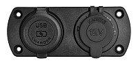 POWERTECH πρίζα 12V για σκάφη & οχήματα PTL-001, USB/USB-C θύρες, IP65 PTL-001