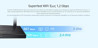 TP-LINK Modem/Router Archer VR400, VDSL/ADSL, 1200Mbps AC1200, Ver. 3.0 ARCHER-VR400