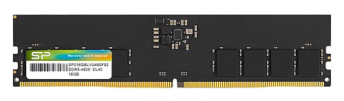 SILICON POWER μνήμη DDR5 UDIMM SP016GBLVU480F02, 16GB, 4800MHz, CL40 SP016GBLVU480F02