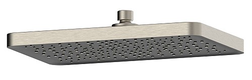 BRUNO κεφαλή ντους P25650YGNB, ορθογώνια, 34x22cm, ασημί P25650YGNB