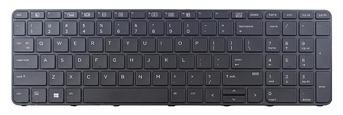 Πληκτρολόγιο για HP ProBook 450 G4 455 G4 470, US, μαύρο KEY-077