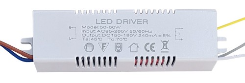 LED Driver SPHLL-DRIVER-001, 50-60W, 2x3x12cm SPHLL-DRIVER-002