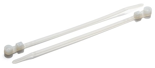 POWERTECH δεματικά καλωδίων TIES-023 με οπή στερέωσης, 150x4mm, 50τμχ TIES-023