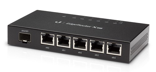 UBIQUITI router EdgeRouter X SFP, 5-Port Gigabit PoE, 1000Mbps, 50W ER-X-SFP