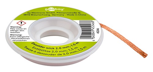 GOOBAY ταινία αποκόλλησης από χαλκό 45246, 2.0mm, 1.5m 45246