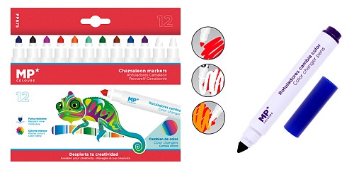 MP σετ χρωματιστών μαρκαδόρων σειράς Cameleon PP875, 12τμχ PP875