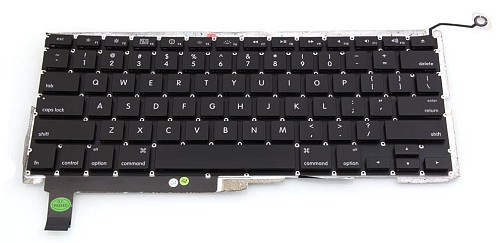 Πληκτρολόγιο για Macbook Pro Unibody A1286/2008/MB470/MB471, US, μαύρο KEY-019