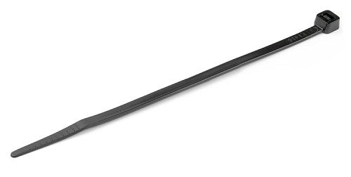 POWERTECH δεματικά καλωδίων TIES-046, 150x3.6mm, μαύρα, 100τμχ TIES-046