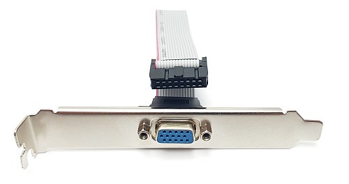 POWERTECH αντάπτορας DB15 αρσενικό σε 16PIN flat καλώδιο SLOT-002 SLOT-002