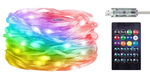 POWERTECH smart LED καλωδιοταινία HLL-0131, RGB, IP44, Bluetooth, 10m HLL-0131