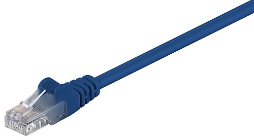 GΟOBAY καλώδιο δικτύου 68340, CAT 5e U/UTP, CCA, PVC, 1m, μπλε 68340