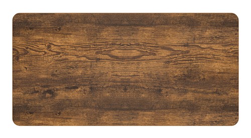 BRATECK επιφάνεια γραφείου TP12060R-2P, 120x60x1.8cm, καφέ ξύλινη TP12060R-2P-BG