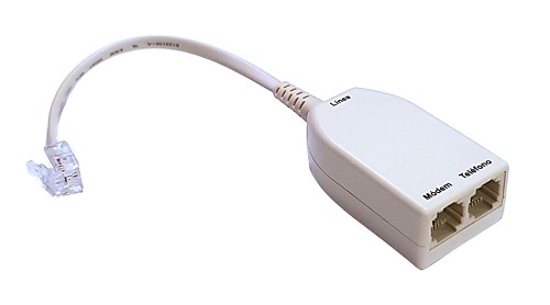 POWERTECH ADSL Splitter με φίλτρο ADSL-05, μπεζ ADSL-05