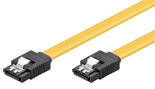 GOOBAY καλώδιο SATA 95021, 6Gbps, 0.5m, κίτρινο 95021