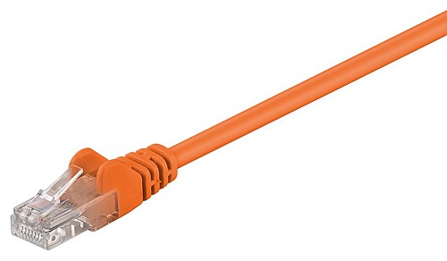 GOOBAY καλώδιο δικτύου 95218, CAT 5e U/UTP, CCA, PVC, 1m, πορτοκαλί 95218