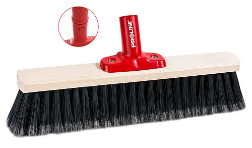 PROLINE ξύλινη σκούπα 14303 με συνθετική τρίχα 8cm, click system, 30cm PR-14303