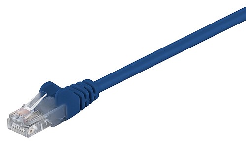 GΟOBAY καλώδιο δικτύου 68365, CAT 5e U/UTP, CCA, PVC, 3m, μπλε 68365