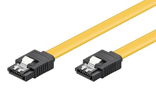POWERTECH καλώδιο SATA III 7pin σε 7pin CAB-W023, Metal Clip, 0.2m CAB-W023